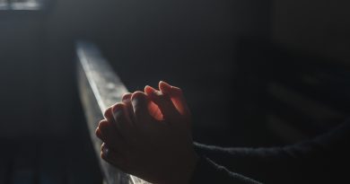 prayer, hands, church