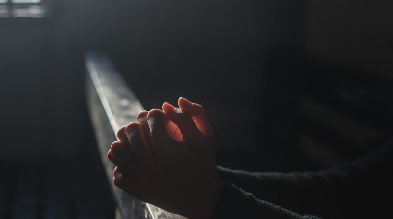 prayer, hands, church