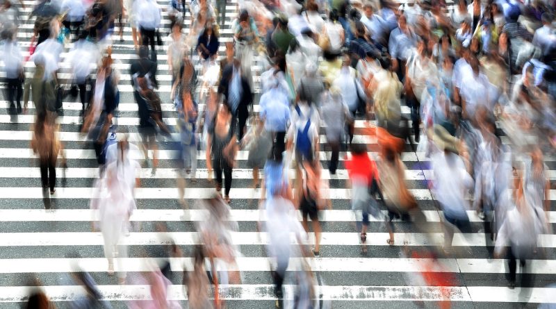 pedestrians, people, busy