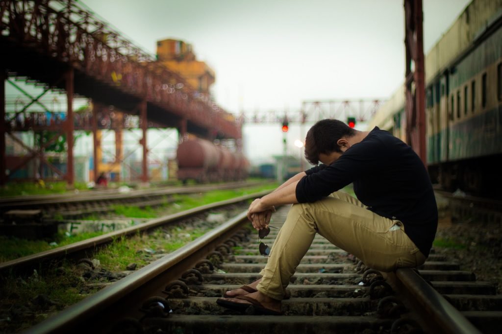 train, sad, lonely