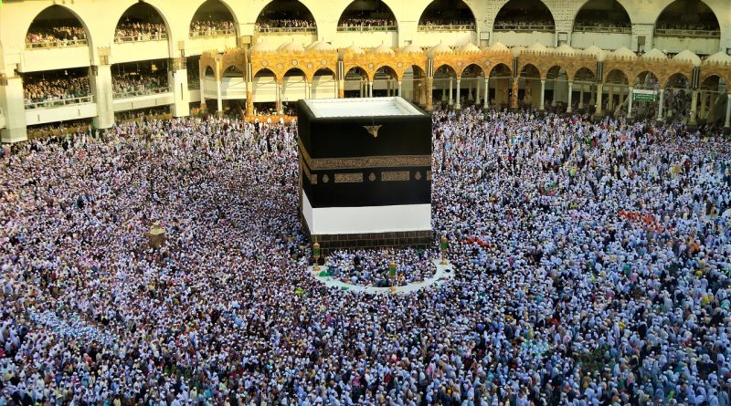 mosque, crowd, worship