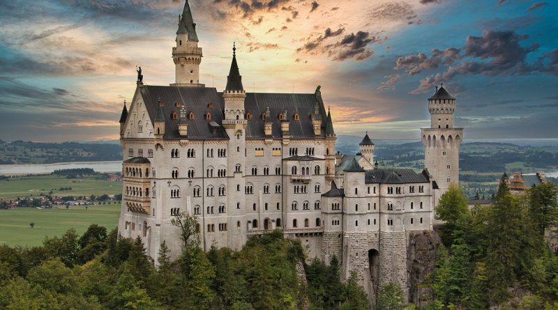 castle, neuschwanstein, bavaria