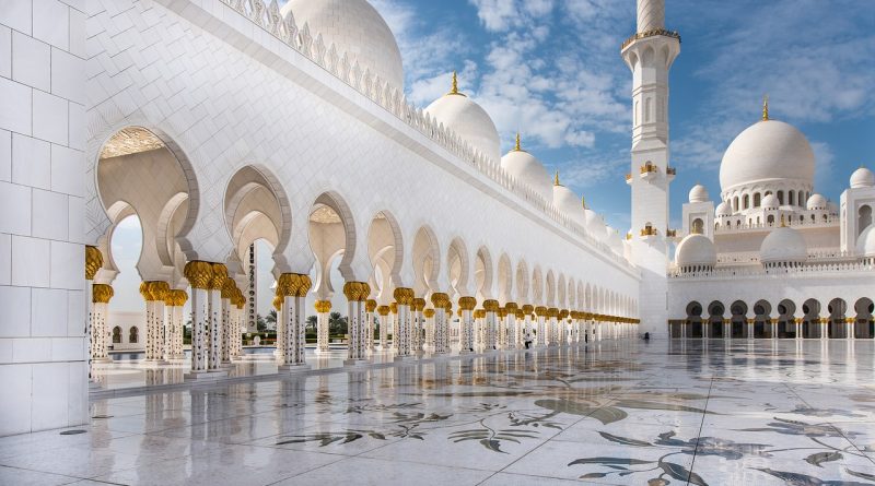 mosque, abu dhabi, to travel