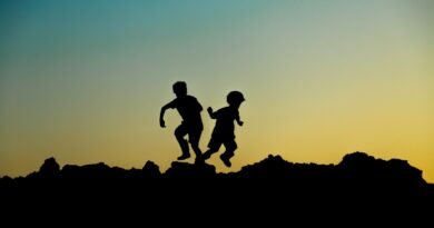 silhouette of childrens illustration